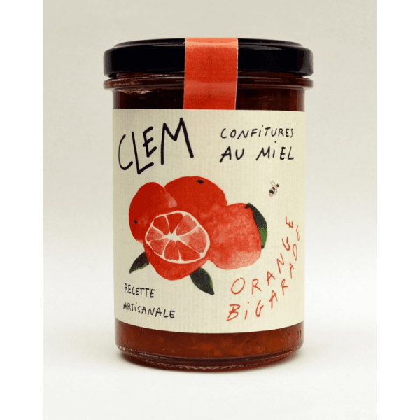 confiture 100% miel orange bigarade Clem Confitures chez Tresors de la Ruche