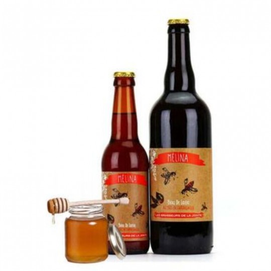 Melina biere artisanale de Lozere au miel de chataignier Les Brasseurs de la Jonte