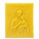 bougie 100% cire d'abeille icone representant sainte marie avec l'enfant jesus chez Tresors de la Ruche