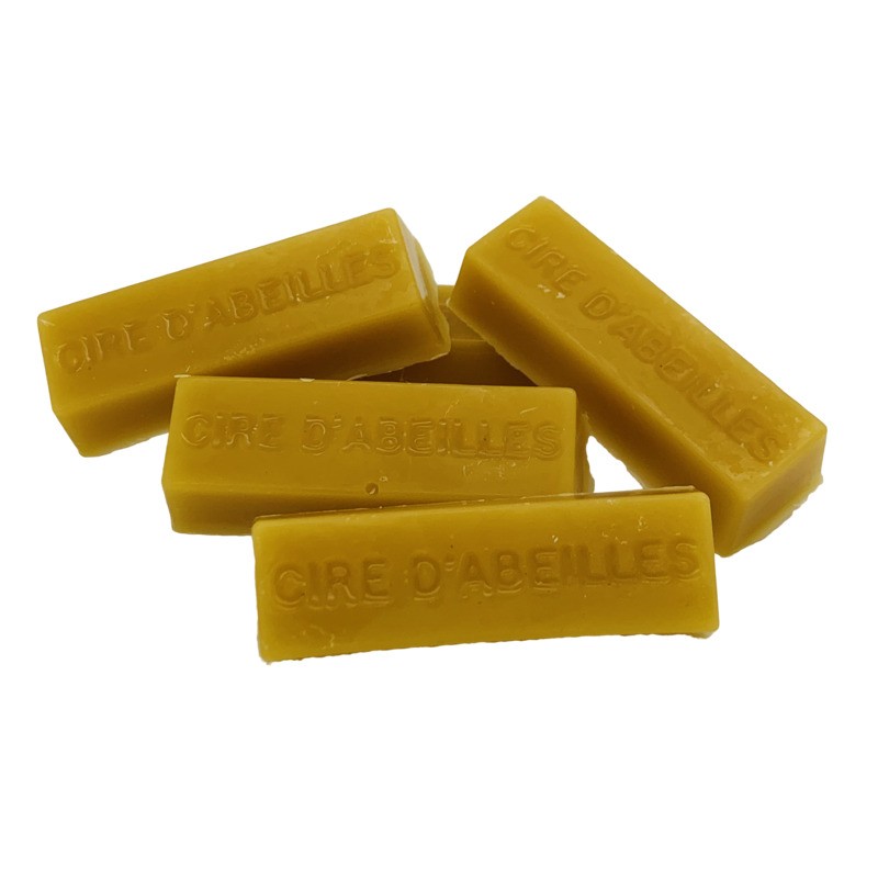 Cire D'Abeille 100% Pure - 6 Blocs De 30 G (180 G) - Fabrication Française Artisanale - Pour Bougies, Cosmétiques Maison, Entretien Du Bois