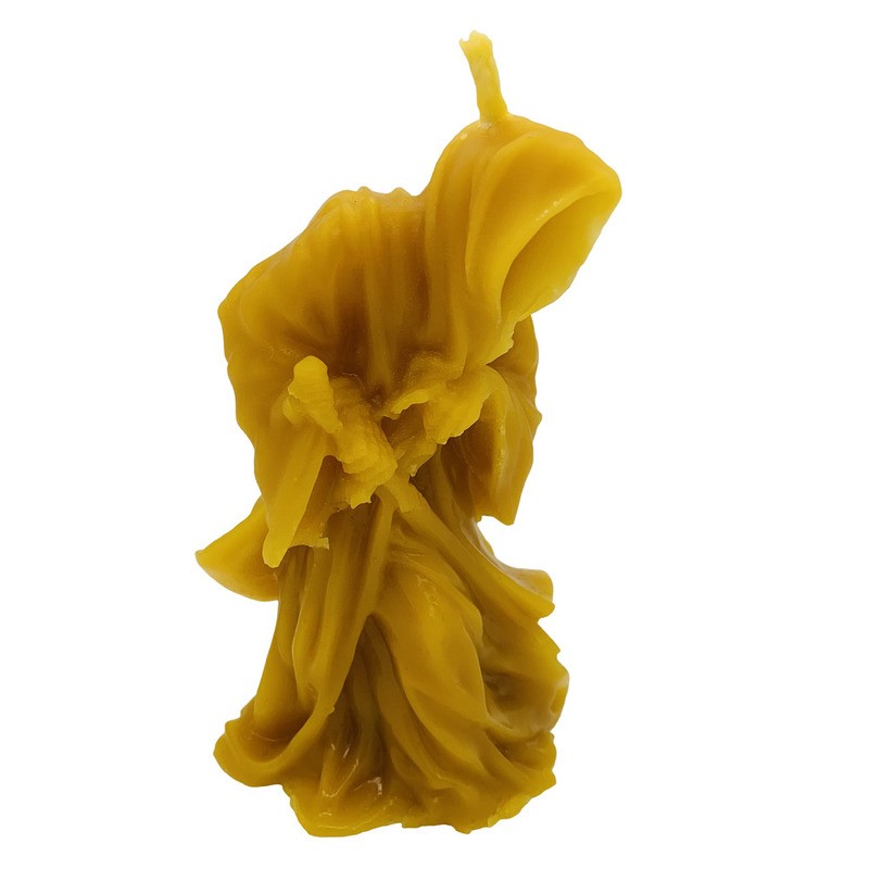 Bougies Fines Jaunes NKlaus - 50 Pièces, Longueur 16 Cm, Cire Paraffine, Sans Suie Ni Gouttes - Brûlent 45-50 Min, Pour Autel, Décoration