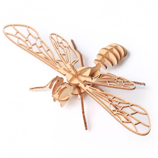 puzzle abeille 3D en bois chez Tresors de la Ruche