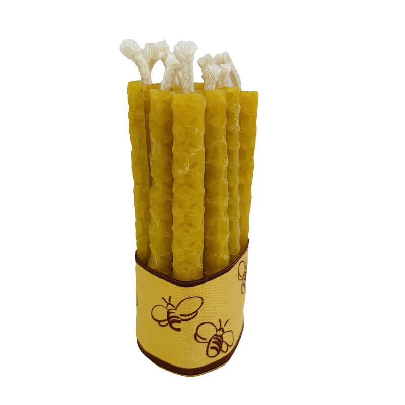 50 Bougies Rituelles Cire D'Abeille Danilovo Noires - Orthodoxes 16cm