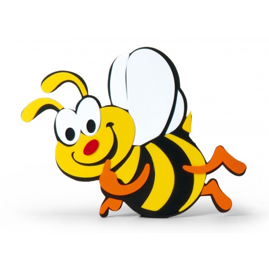 abeille en mousse à coller chez Trésors de la Ruche