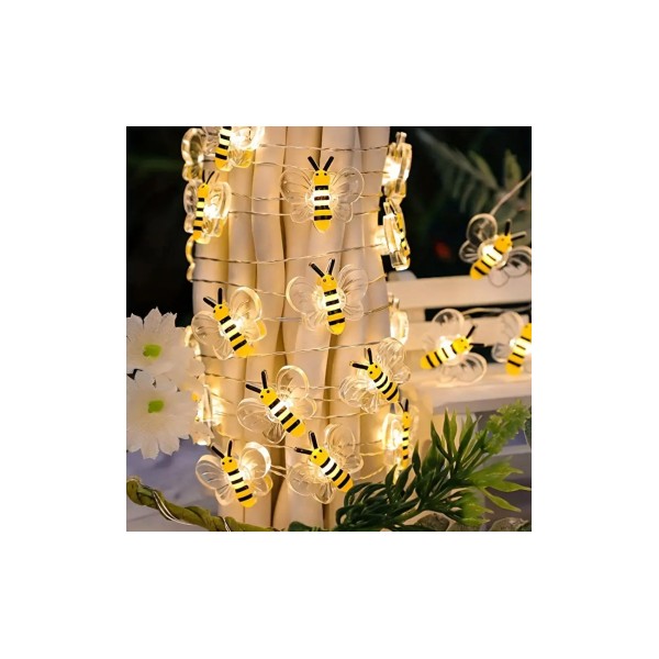Guirlande abeilles LED chez Tresors de la Ruche vue2