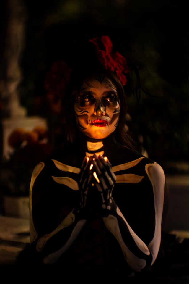 célébration dia de muertos - bougie spirituelle